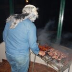 People in costume for Mardi Gras