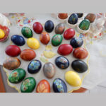Colored Easter eggs